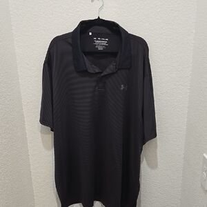 Under Armour Men's Black Polo Shirt